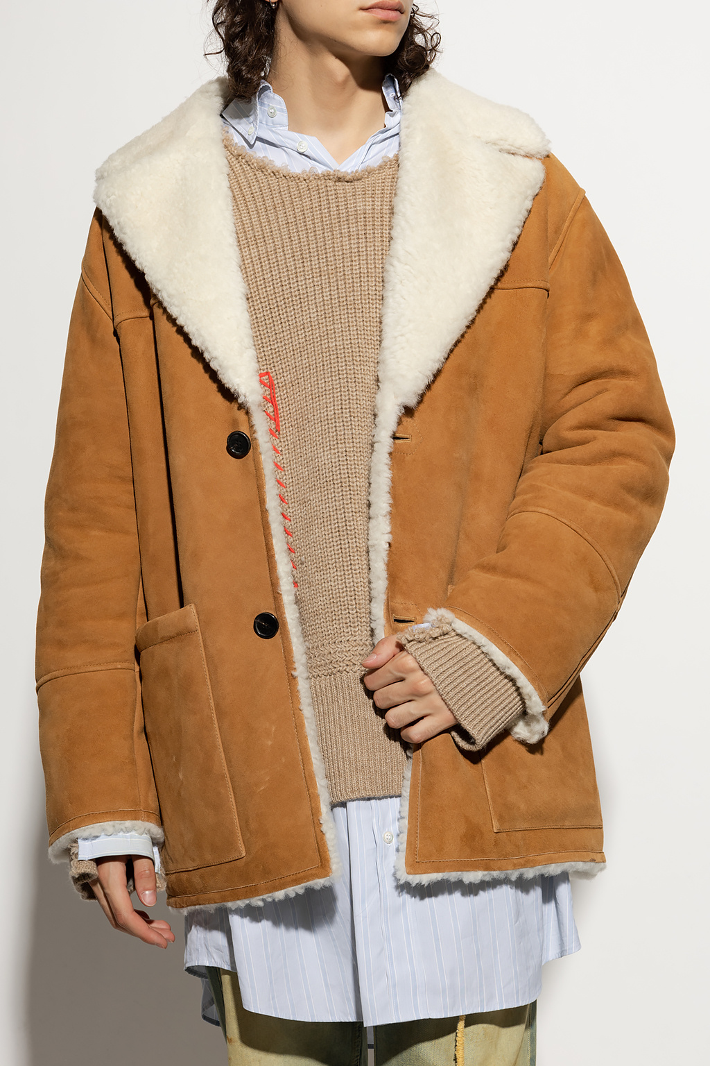 Loewe deals shearling jacket